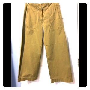 J Crew wide leg crop pant